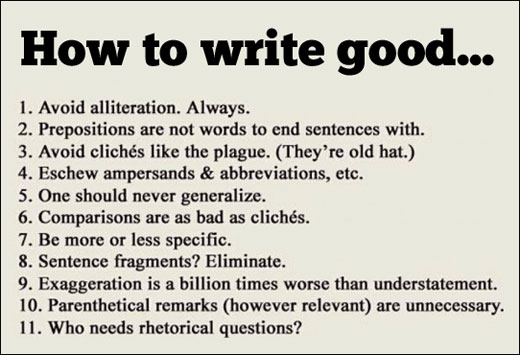 Tips for Writing “Good” – Writing Center
